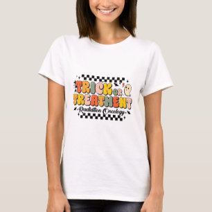 Grap of behandeling radiotherapie Halloween 1 T-shirt