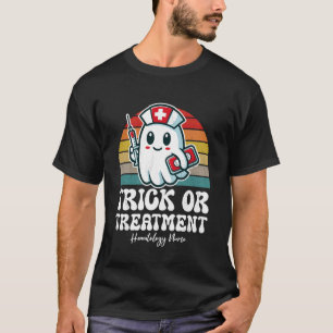 Grap of behandeling Schattige Halloween hematologi T-shirt