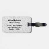 Grap | van de Leraar van de muziek Grappige Bagagelabel (Achterkant horizontaal)