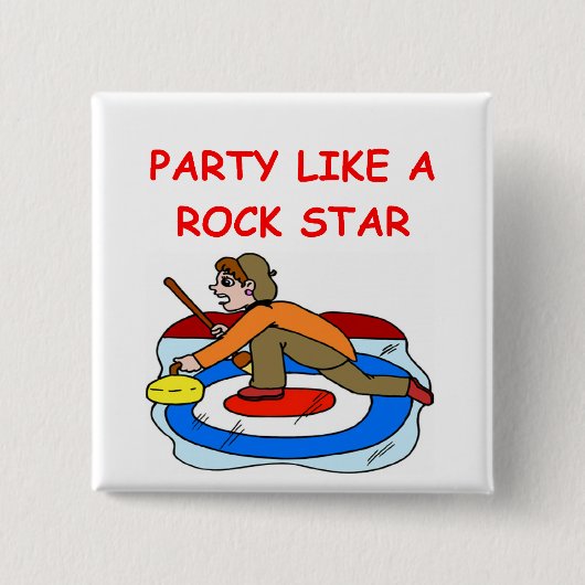 grap vierkante button 5,1 cm (Voorkant)