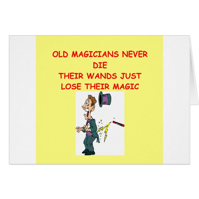 grap voor magiër (Voorkant Horizontaal)