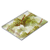Grape Fruit Pattern Notebook Notitieboek (Linkerzijde)