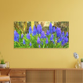 Grape Hyacinth Canvas Afdruk (Insitu (Woonkamer))