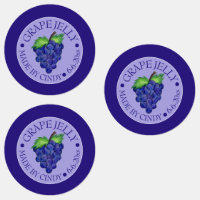Grape Jam Jelly Fruit Pslaat Homemade in blik van
