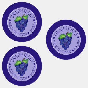 Grape Jam Jelly Fruit Pslaat Homemade in blik van Labels