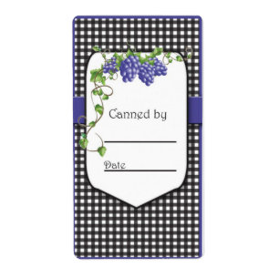 Grape Jelly Jar Labels