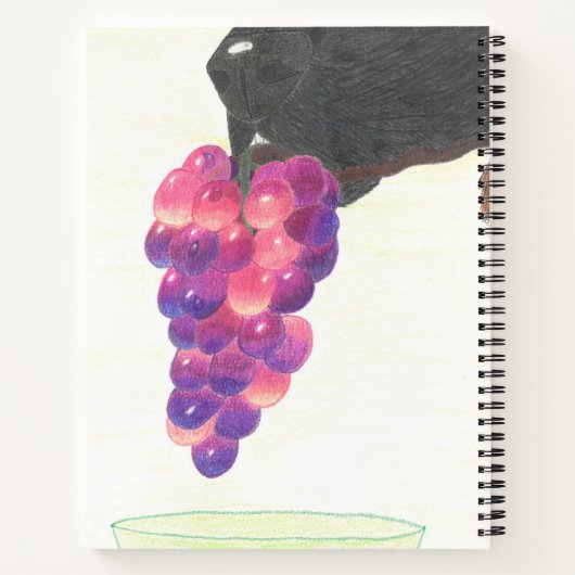 Grape&Nose notebook Notitieboek (Achterkant)