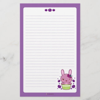 Grape Truffle Bunny Briefpapier