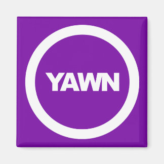 Grape Yawn Brand Dorm Fridge Magneet