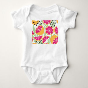 Grapefruit & Bladeren: Tropisch Romper