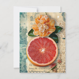 Grapefruit Briefkaart
