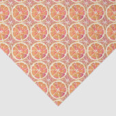 Grapefruit Citrus Fruit Tissuepapier (Detail)