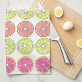 Grapefruit Lemon Limoen Sinaasappel Citrus Fruitdo Theedoek (Quarter Fold)