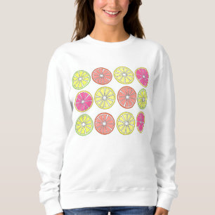 Grapefruit Lemon Limoen Sinaasappel Citrus Sweatsh Trui