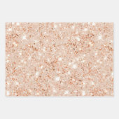 Grapefruit Perzik Glitter Bruiloftsfeest Inpakpapier Vel (Voorkant 3)