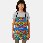 Grapefruit sappig Rainbow Custom Pattern Schort (Insitu)