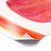 Grapefruit Slice Foto Vergroting Foto Afdruk (Hoek)