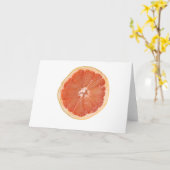 Grapefruit Slice Kaart (Gele Bloem)