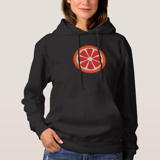 Grapefruit Slice Limoen Summer Sun Vacation Feestd Hoodie (Voorkant)