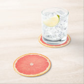 Grapefruit Slice Ronde Kartonnen Onderzetter (Insitu)