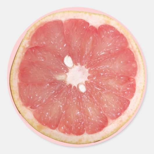 Grapefruit Slice-stickers Ronde Sticker (Voorkant)