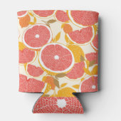 Grapefruit Slices met Bladeren Blikjeskoeler (Achterkant)