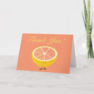 Grapefruit Thank You Card Bedankkaart