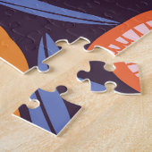 Grapefruit , tropisch fruitpatroon. legpuzzel (Zijkant)