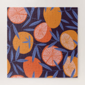 Grapefruit , tropisch fruitpatroon. legpuzzel (Horizontaal)