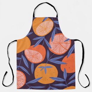 Grapefruit , tropisch fruitpatroon. schort