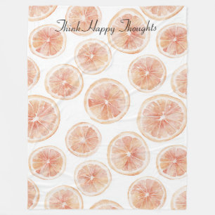Grapefruit Zomerbries Fleece Deken