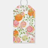 Grapefruits Citrus Vrijgezellenfeest Dank u wel La Cadeaulabel (Achterkant)