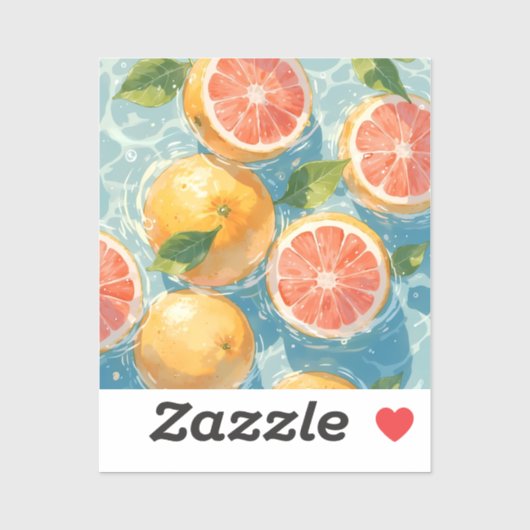 Grapefruitscheut Sticker (Vel)