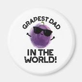 Grapest pap in de wereld grappige fruitpun magneet (Voorkant)