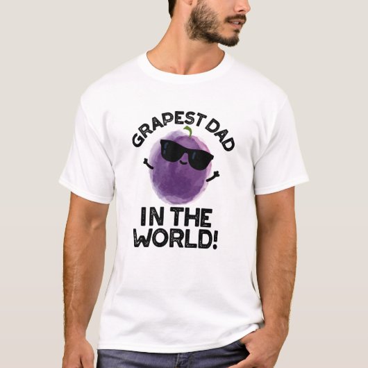 Grapest pap in de wereld grappige fruitpun t-shirt (Voorkant)
