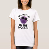 Grapest pap in de wereld grappige fruitpun t-shirt (Voorkant)