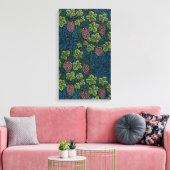 Grapevine (door William Morris) Canvas Afdruk (Insitu (Woonkamer))
