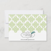 Grapevine Garden Wedding Save the Date (Achterkant)