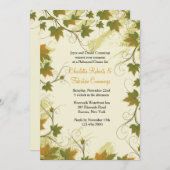 Grapevine Lijst Invitation Kaart (Voorkant / Achterkant)