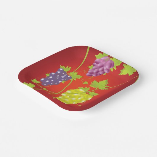 Grapevine Papieren Bordje (Gebogen)