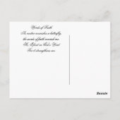 Grapevine Vlinder w / Verse Briefkaart (Achterkant)