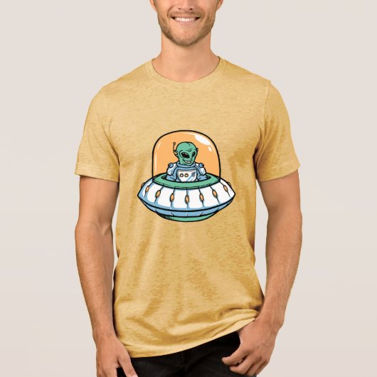 Graphic alien t-shirt  (Voorkant)