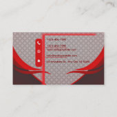 Graphic Designer Business Card | Elegant Modern Visitekaartje (Achterkant)