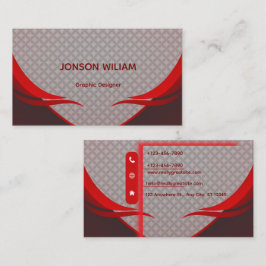 Graphic Designer Business Card | Elegant Modern Visitekaartje