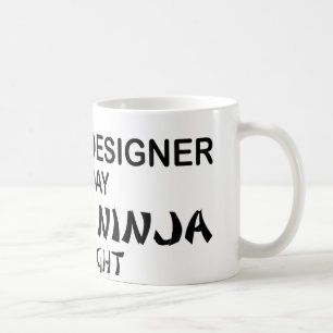 Graphic Designer Deadly Ninja Koffiemok