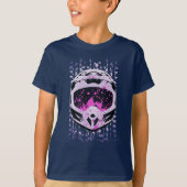 Graphic Dirt Bike Helmet T-shirt (Voorkant)