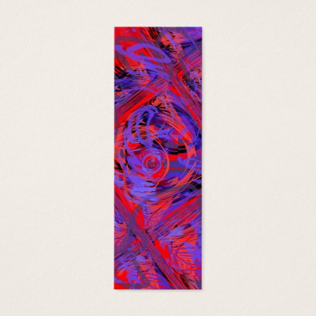 Graphic Explosion-Bladwijzer Mini Visitekaartjes (Voorkant)