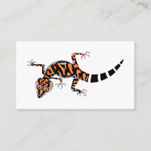 Graphic GECKO - reptiel - hagedis - dier Visitekaartje