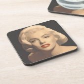 Graphic Gray Marilyn Bier Onderzetter (Linkerzijde)