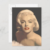 Graphic Gray Marilyn Briefkaart (Voorkant / Achterkant)